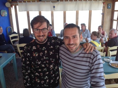 Yorgos and Marios in Milos